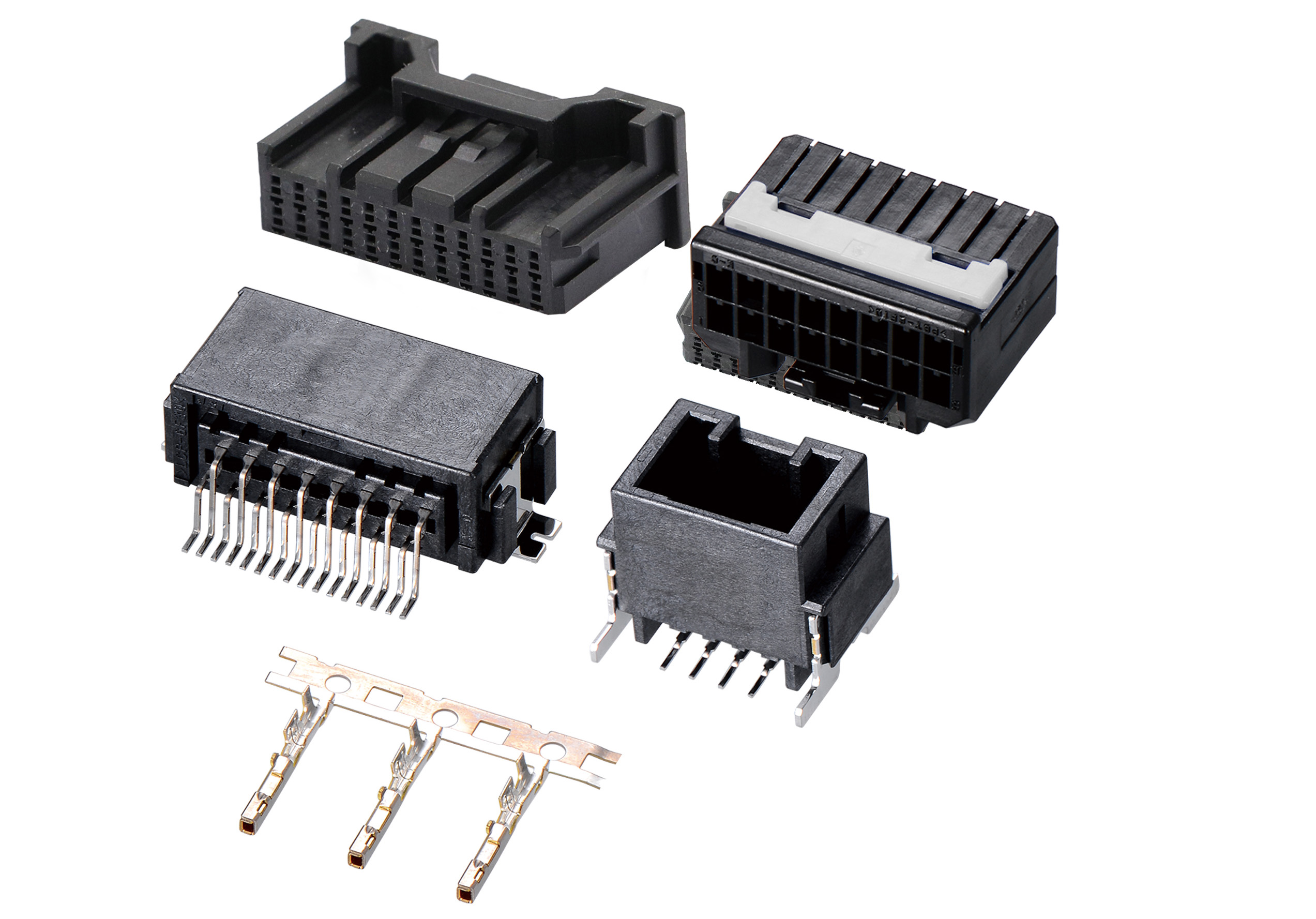 2024   Double Row Series 2.00mm Pitch (.079＂) 车用二次锁扣连接器