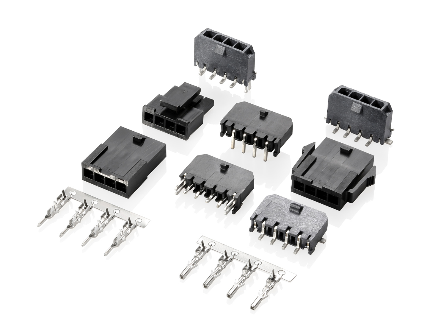 3025  Single Row Series 3.00mm Pitch (.118＂) 电源连接器