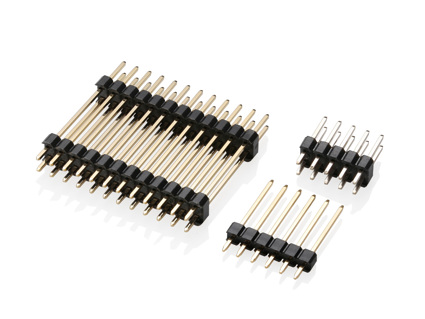 6501W  Series 2.54mm Pitch (.100＂) 排针排母牛角连接器